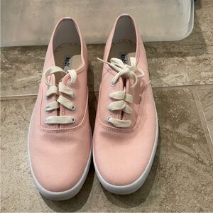 Keds Women's Light Pink Lace-Up Sneakers